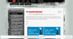 Desktop Screenshot of icepicksandnukes.com