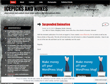 Tablet Screenshot of icepicksandnukes.com